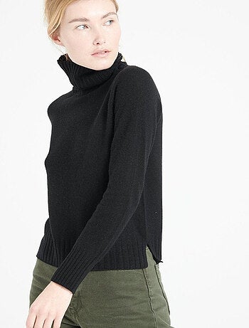 Pull col roulé femme 100% cachemire - LILLY 22