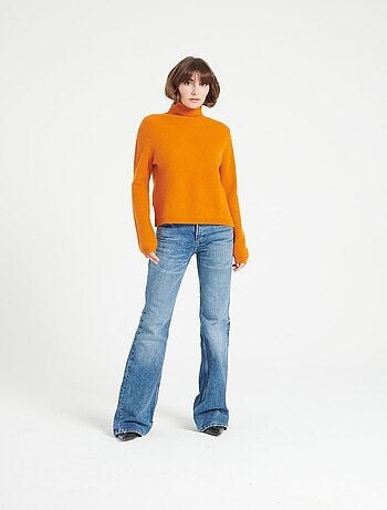 Pull col roulé femme 100% cachemire - LILLY 26