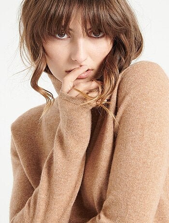 Pull col roulé femme 100% cachemire - LILLY 3