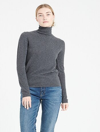 Pull col roulé femme 100% cachemire - LILLY 3