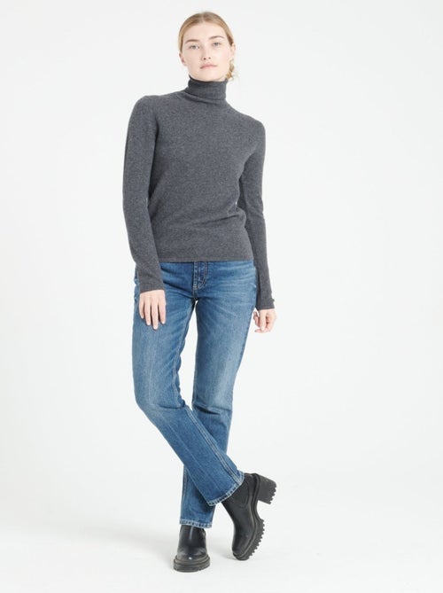 Pull col roulé femme 100% cachemire - LILLY 3 - Kiabi