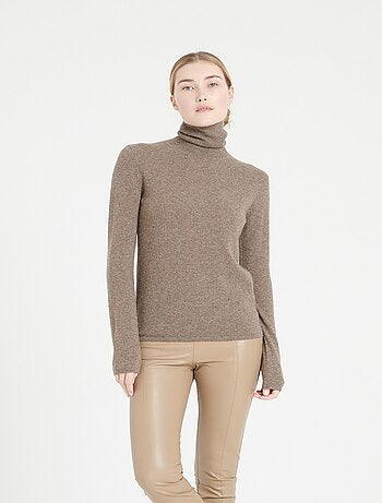 Pull col roulé femme 100% cachemire - LILLY 3