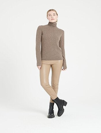 Pull col roulé femme 100% cachemire - LILLY 3