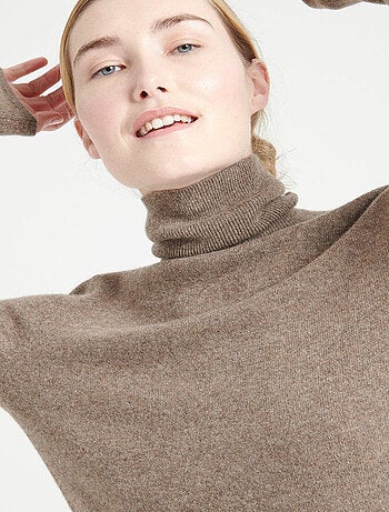 Pull col roulé femme 100% cachemire - LILLY 3