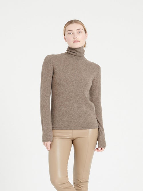 Pull col roulé femme 100% cachemire - LILLY 3 - Kiabi