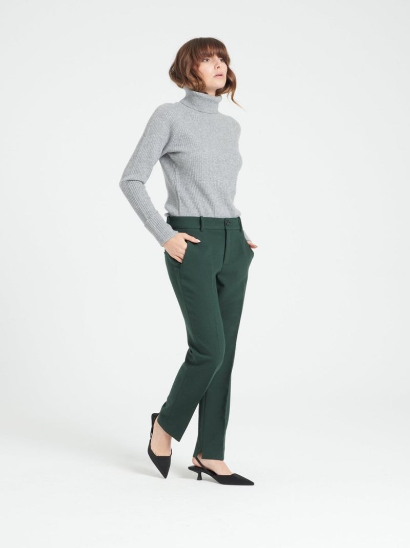 Pull col roulé femme 100% cachemire - MIA 5 Gris clair - Kiabi