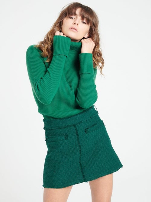 Pull col roulé femme 100% cachemire - MIA 5 - Kiabi