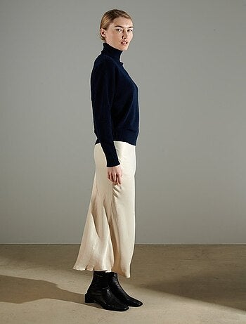 Pull col roulé femme 100% cachemire - NAMI 7
