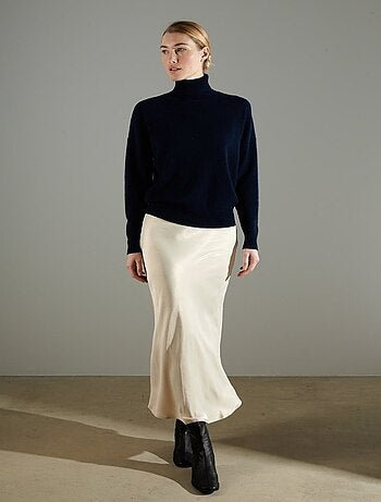 Pull col roulé femme 100% cachemire - NAMI 7