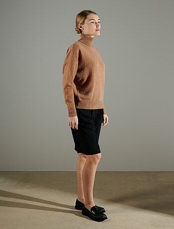 Pull col roulé femme 100% cachemire - NAMI 7