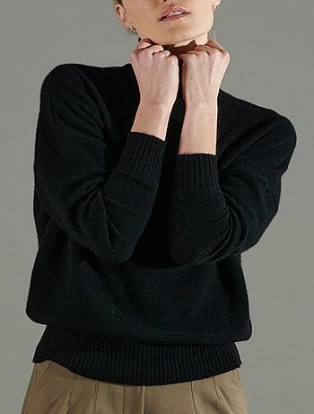 Pull col roulé femme 100% cachemire - NAMI 7