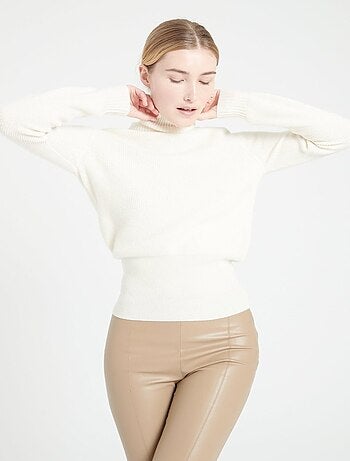 Pull col roulé femme en cachemire - LILLY 21