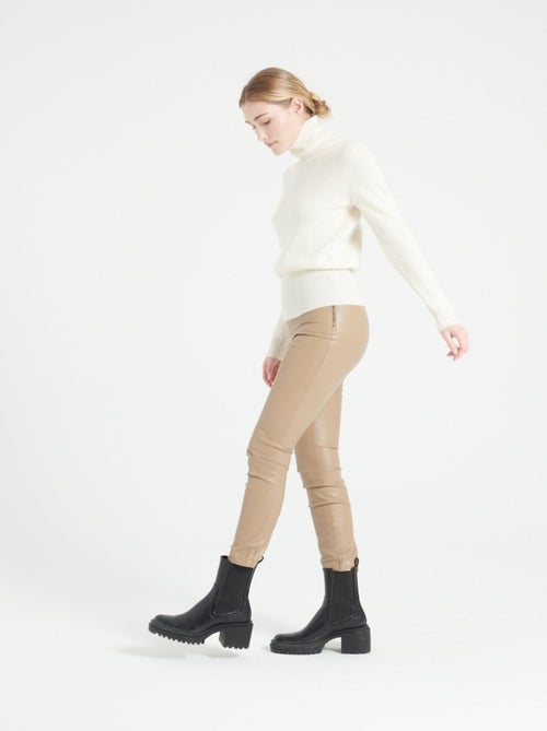 Pull col roulé femme en cachemire - LILLY 21 - Kiabi