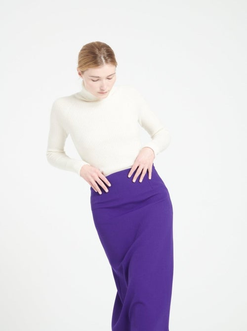 Pull col roulé femme en cachemire - MIA 5 - Kiabi