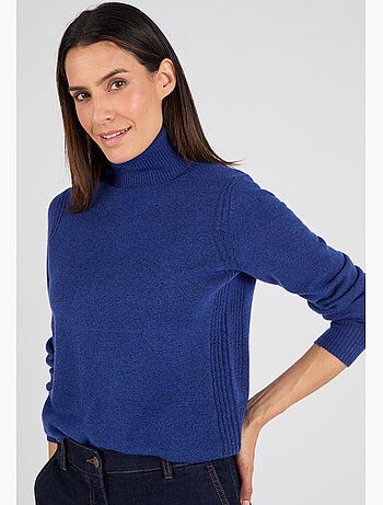 Pull col roulé fine maille Thermolactyl - Damart