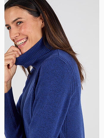 Pull col roulé fine maille Thermolactyl - Damart