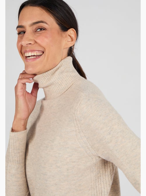 Pull col roulé fine maille Thermolactyl - Damart - Kiabi Pull col roulé fine maille Thermolactyl - Damart - Kiabi