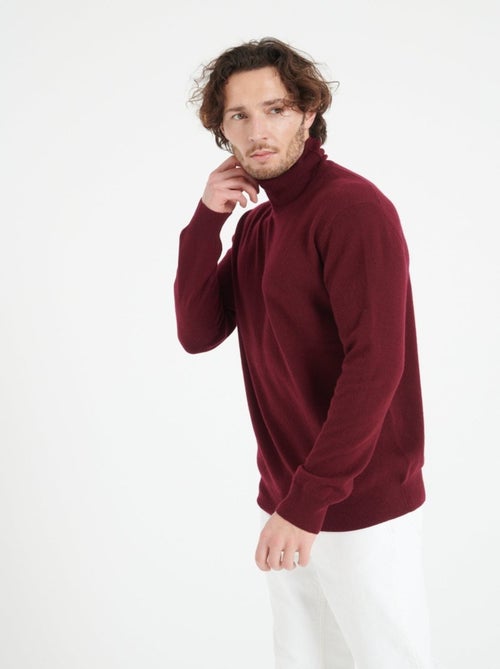 Pull col roulé homme 100% cachemire - LUKE 3 - Kiabi