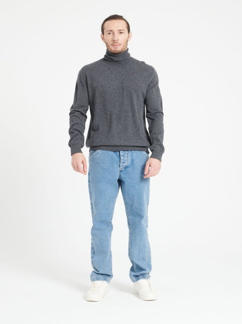 Pull col roulé homme 100% cachemire - LUKE 3 - Kiabi