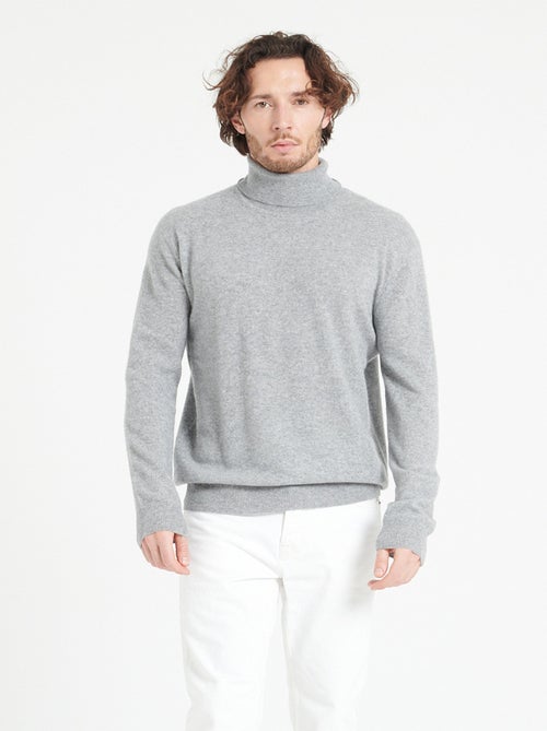 Pull col roulé homme 100% cachemire - LUKE 3 - Kiabi