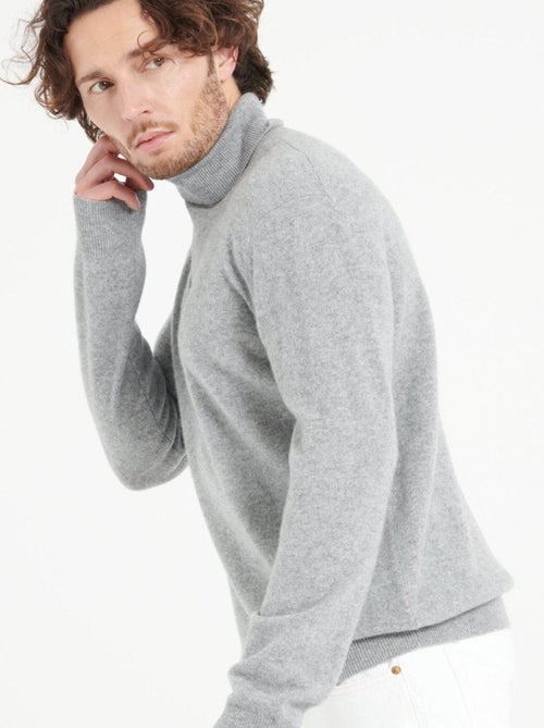 Pull col roulé homme 100% cachemire - LUKE 3 - Kiabi