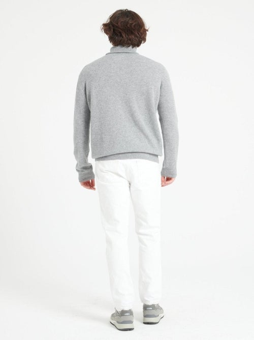 Pull col roulé homme 100% cachemire - LUKE 3 - Kiabi