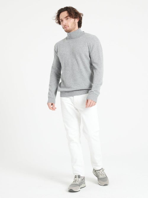 Pull col roulé homme 100% cachemire - LUKE 3 - Kiabi