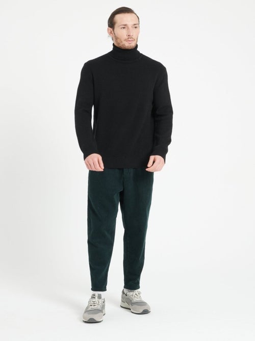 Pull col roulé homme 100% cachemire 4 fils - LUKE 15 - Kiabi