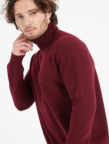 Pull col roulé homme en cachemire - LUKE 3