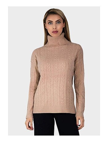Pull col roulé Kebello