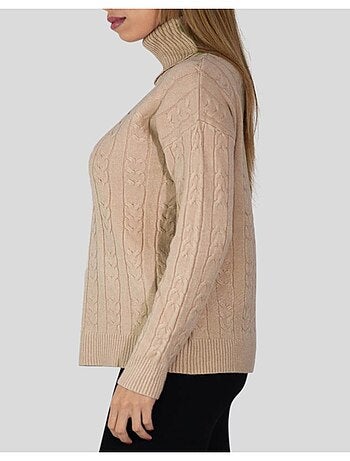 Pull col roulé Kebello