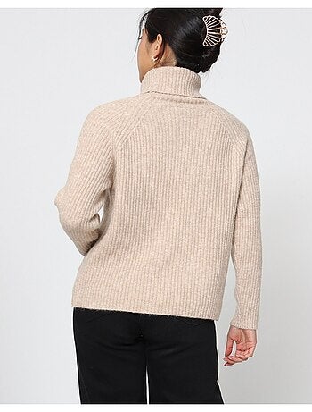 Pull col Roulé Kebello