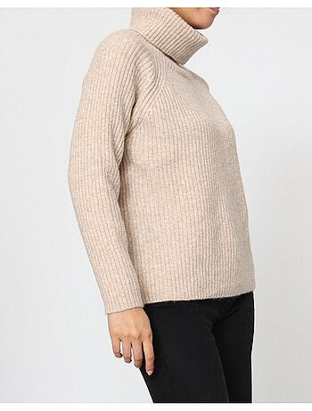 Pull col Roulé Kebello