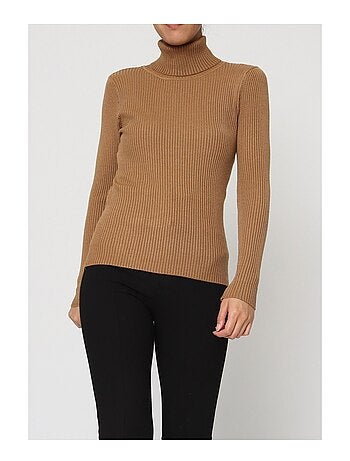 Pull col Roulé Kebello