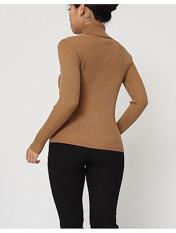 Pull col Roulé Kebello