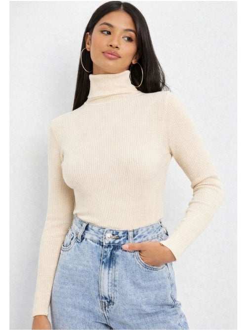 Pull col Roulé Kebello - Kiabi