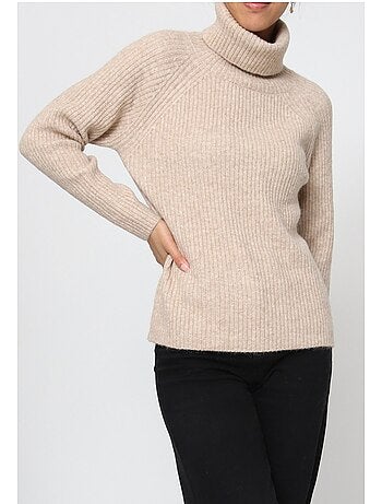 Pull col roulé kebello