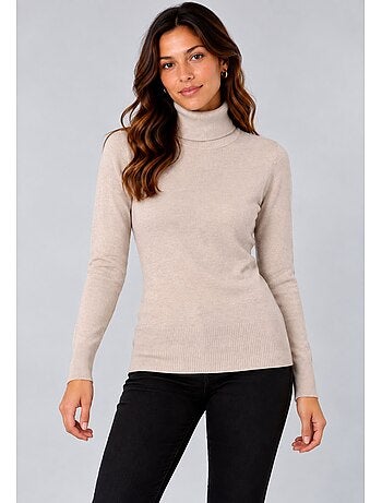 Pull col roulé kebello