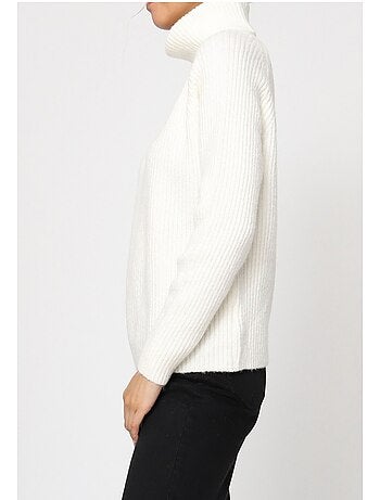 Pull col Roulé Kebello