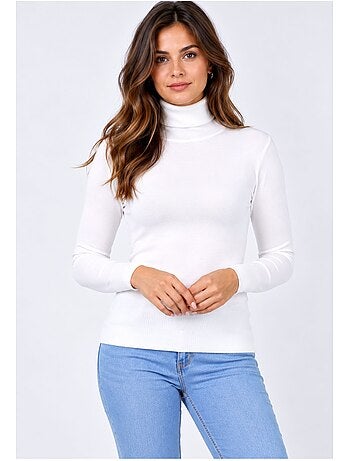 Pull col roulé kebello