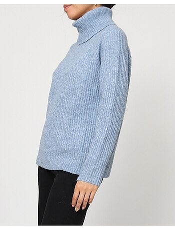 Pull col Roulé Kebello