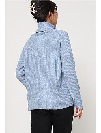 Pull col Roulé Kebello