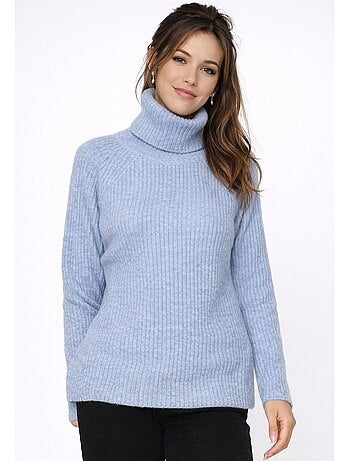 Pull col roulé kebello