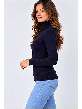 Pull col roulé kebello