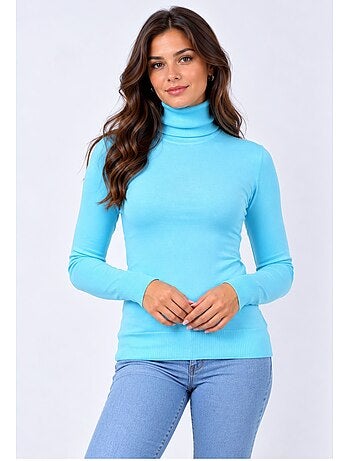 Pull col roulé kebello