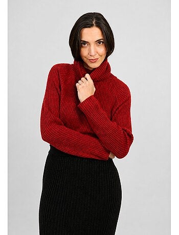 Pull col roulé kebello