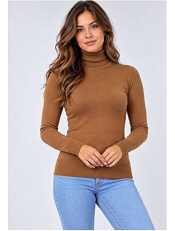 Pull col roulé kebello