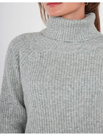 Pull col Roulé Kebello