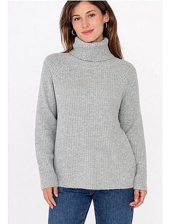 Pull col roulé kebello