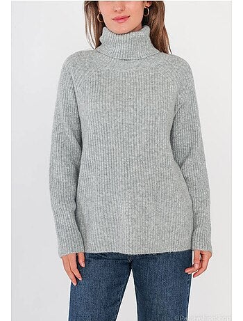 Pull col roulé kebello